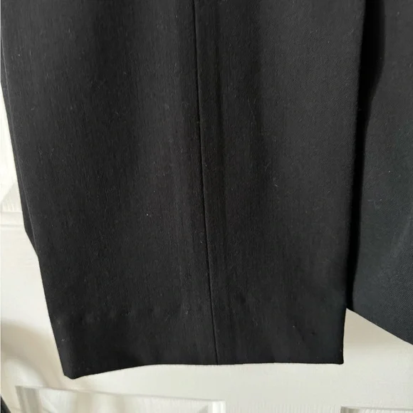 RALPH LAUREN DESIGNER BLACK WOOL PANTS. SIZE 8 NWOT - Picture 5 of 6